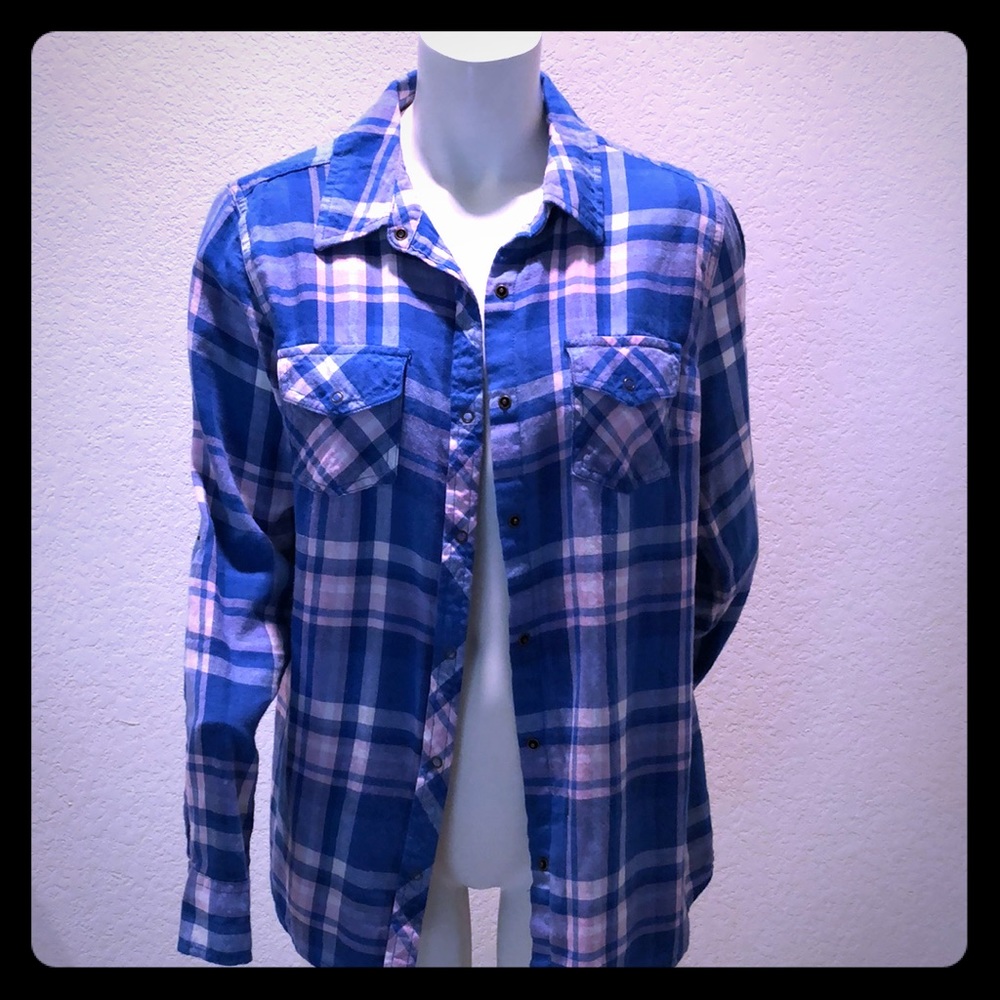 Arizona Jeans Co. Flannel Shirt - Size Large